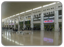 Terminal at Malaga airport