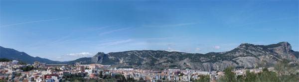 Alcoy from a distance